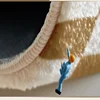 Modern Minimalist Carpets for Living Room Large Area Bedroom Decor Plush Carpet Home Plaid Round Floor Mat Thicken Lounge Rug 6