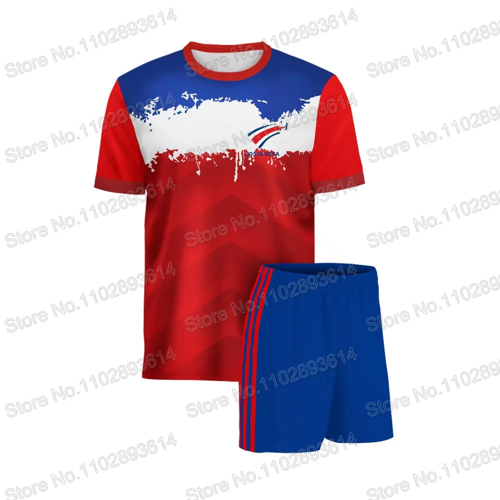 

Costa Rica National Jersey team Fans 2023 T Shirts 3D Print Mens Shorts Running Streetwear Casual Training Suit Clothe