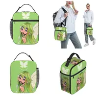 Cartoon Portals Melanie Martinez Insulated Lunch Bag Food Container Bags Reusable Cooler Thermal Lunch Box For School Office 2