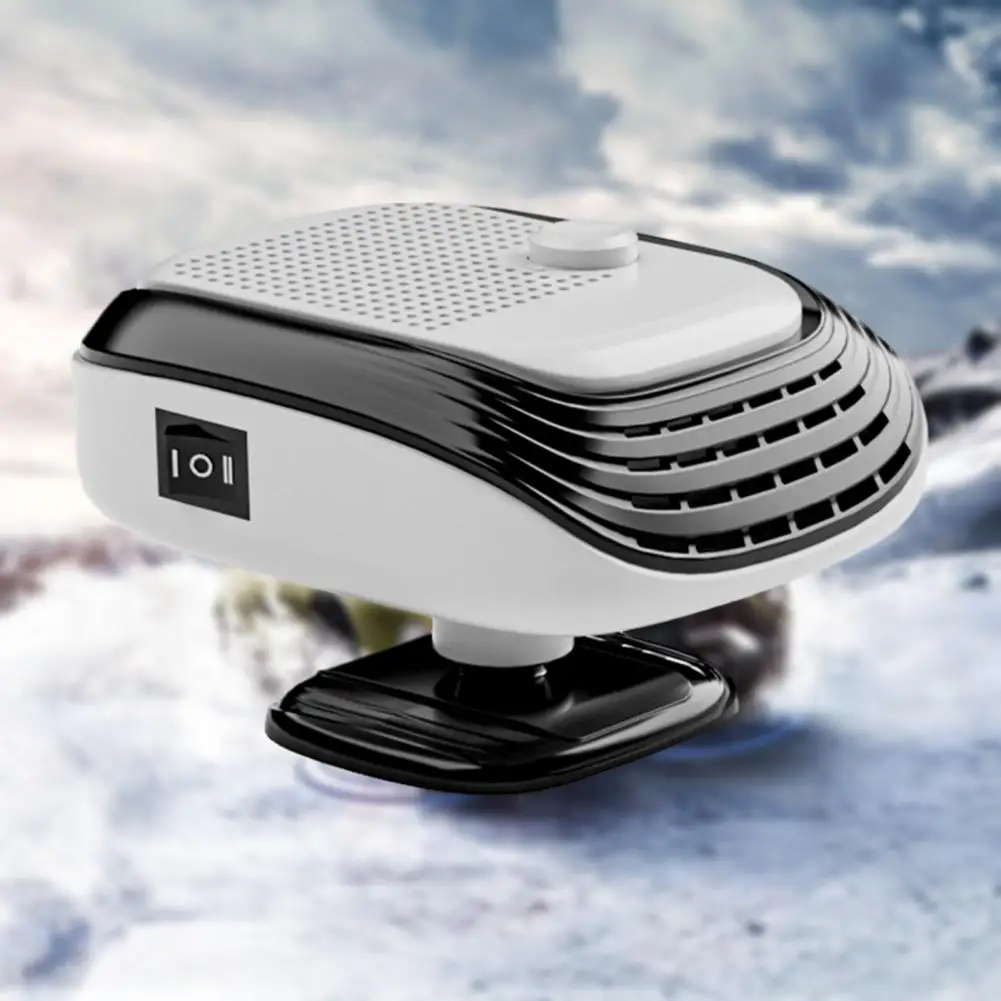 

Вращающийся дизайнерский автомобильный обогреватель, портативный автомобильный обогреватель 12 в 120 Вт, вентилятор для ветрового стекла, Электрический обогреватель двойного назначения, зима