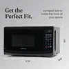 Countertop Microwave 700 Watts, 0.7 Cu. Ft. - Microwave Oven With LED Lighting and Child Lock - Easy Clean Grey Interior 4