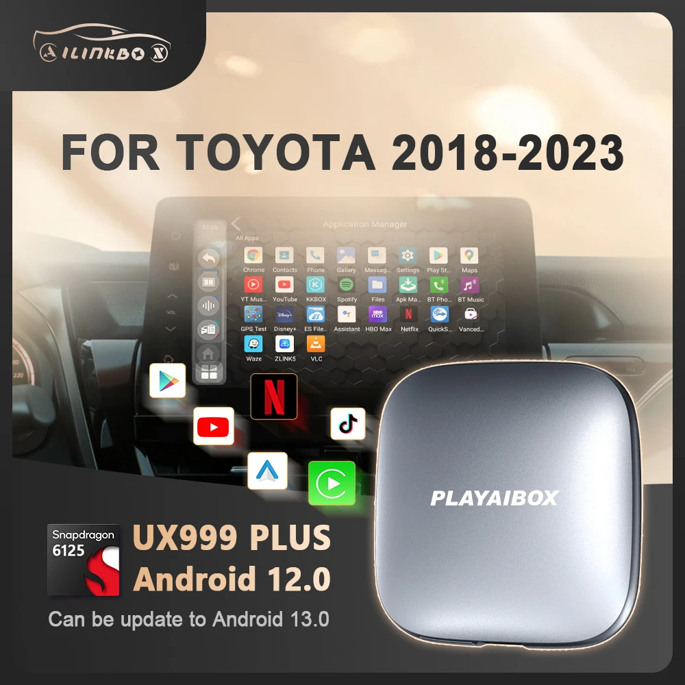 665( SM6125) CarPlay Android Auto Tv Box Wireless Android 12.0