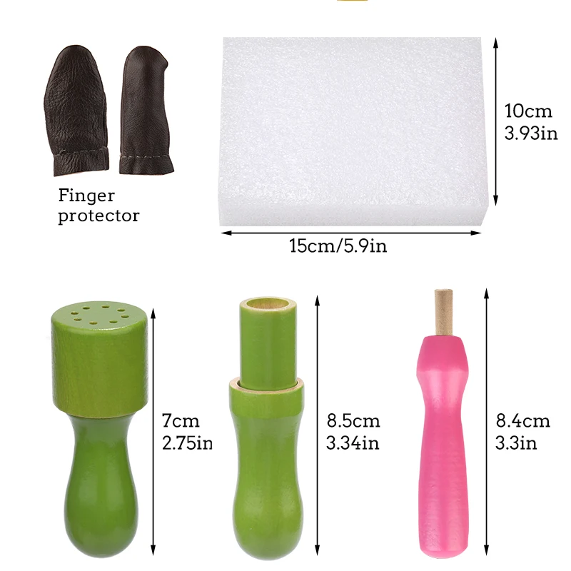 Wool Felt Kit For Felting Wool Fibre Roving Felt Mould DIY Handmade Craft Felting Needles For Craftwork MIUSIE