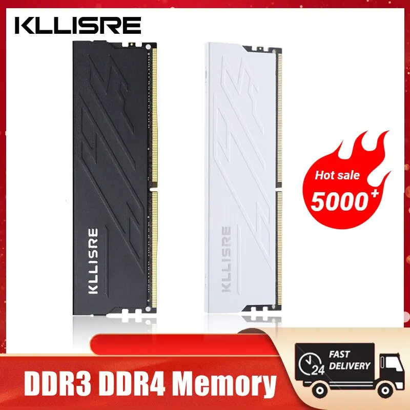 Kllisre DDR3 DDR4 4GB 8GB 16GB Memory Ram 1600 1866 2666 3200 MHz