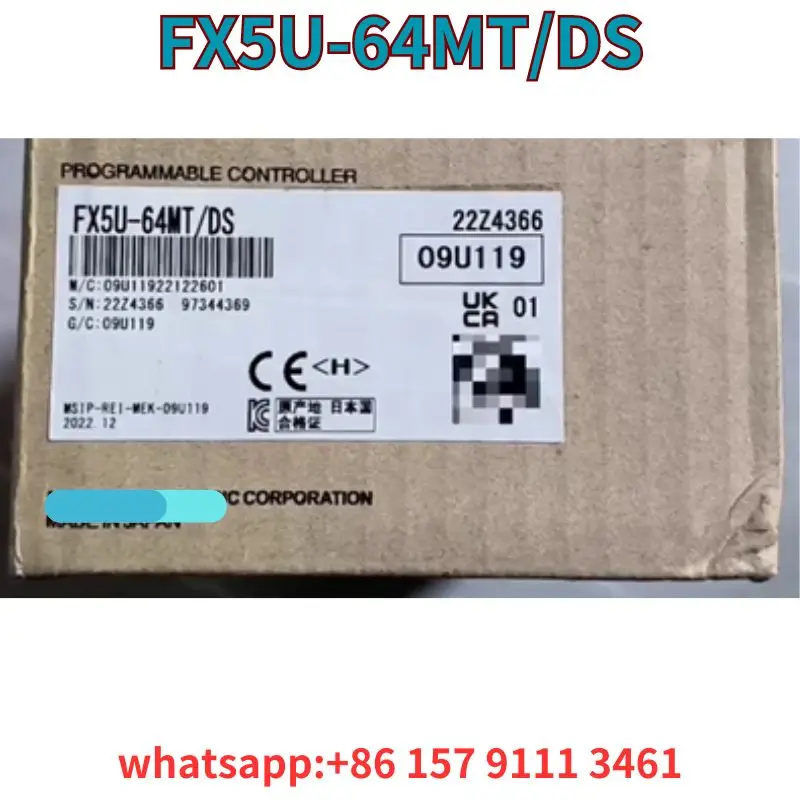 New FX5U-64MT/DS controller, original and genuine