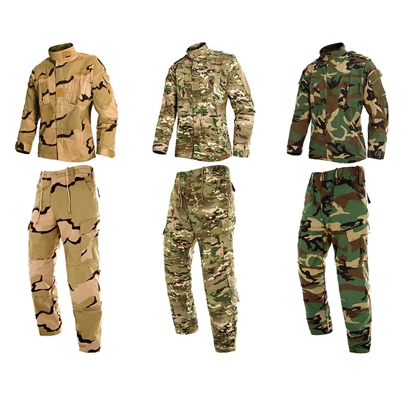 Military Uniform Camouflage Suit Tactical Military Airsoft Paintball Equipment Outdoor Cycling Training Combat Suits 5