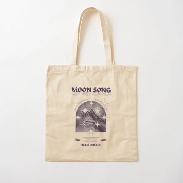 Moon Song Phoebe Bridgers Poster Cotto Canvas Bag Fabric Tote Handbag
