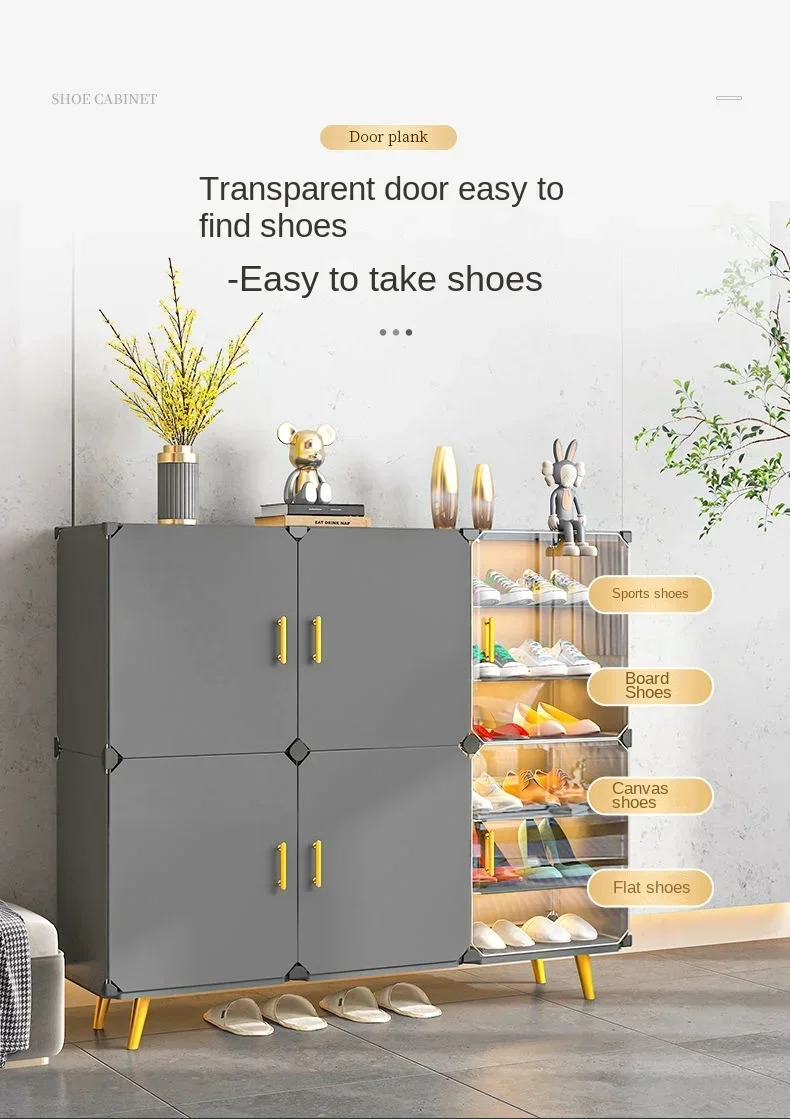 Shoe Rack, Simple Storage Rack, Multi-layer Shoe Storage, Home Shoe Storage Artifact, Entrance Corridor, Outdoor and Indoor New 5