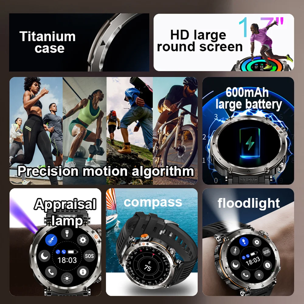 2025 ���� �м� ���Ÿ� 5ATM �ð� HT30 GPS ��ħ�� ����Ʈ��ġ �ƿ����� ������ ������ AMOLED 366*366 NFC �ɹڼ� IP68 ����Ʈ��ġ