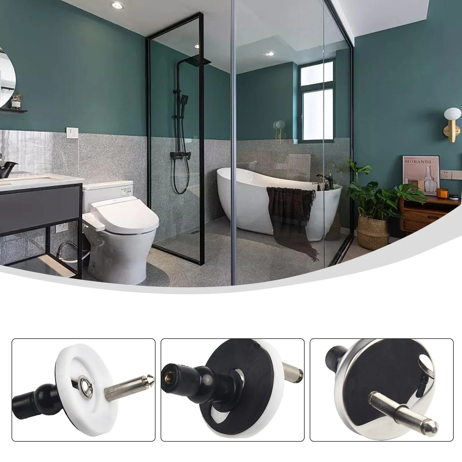 

Hinge Pack Toilet Hinge None 50mm Fitting Heavy Duty Soft Top Close 2pcs。 Toilet Hinges Hinge Pair Quick Release