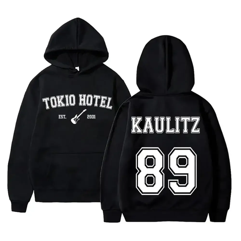 

Tokio Hotel Rock Band Rapper Kaulitz 89 Print Autumn Men/Women Cotton Hoodie Casual Oversized Pullover Sweatshirt Unisex Clothes