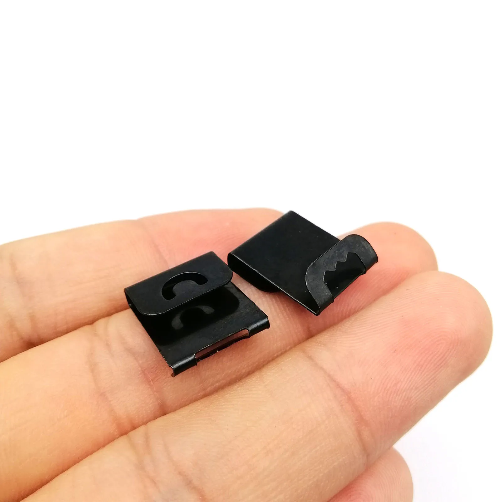 Picture Frame Hangers 50pcs Artwork Picture Painting Photo Frame Back Board Sawtooth S Shape Wall Clip Snap Fix Hanger Hook No-Trace