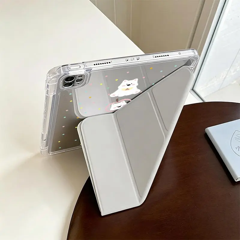 Tri-Fold Tablet Case with Pencil Holder