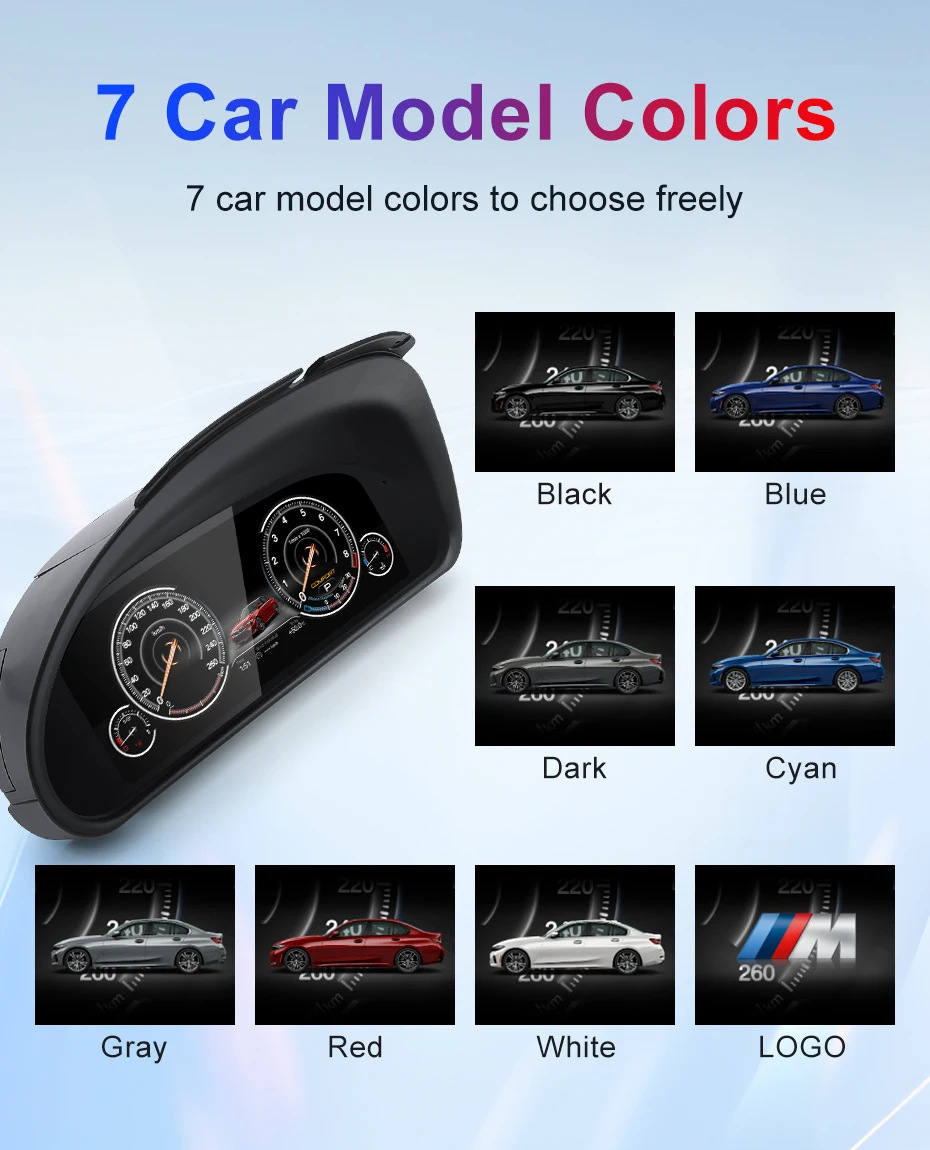 2026 New Product Facroy Price Digital LCD Car Dashboard For BMW X3 E83 2004 to 2