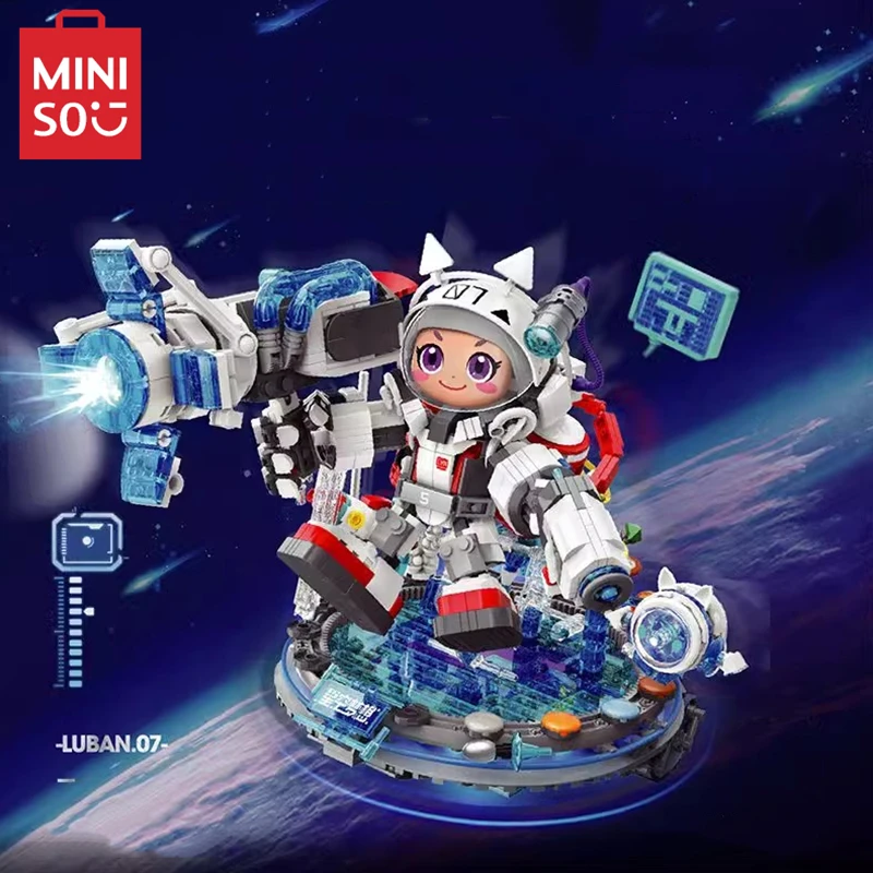 

MINISO Luban No. 7 Building Blocks Honor of Kings Series Animation Game Peripherals Children's Educational Toy Assembly Model