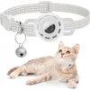 For Air Tag Pet Collar for cats dogs, Reflective Kitten Collar with Airtag Holder and Bell for Girl Boy Cat, Safe Breakaway