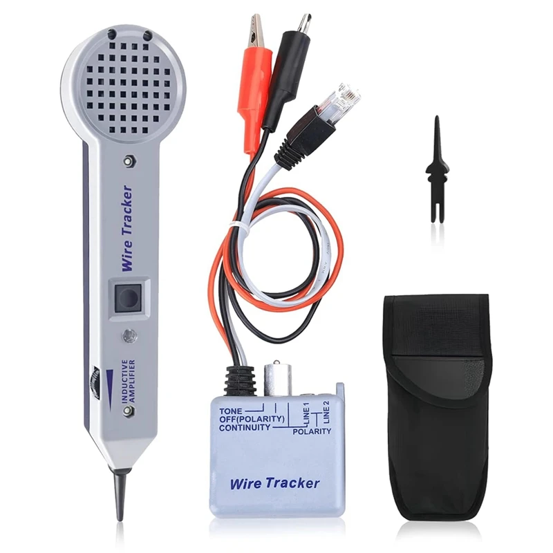 

Tone Generator Kit, Wire Tracer Circuit Tester, As Shown Metal 200EP Cable Tester, For Network Cables Collation