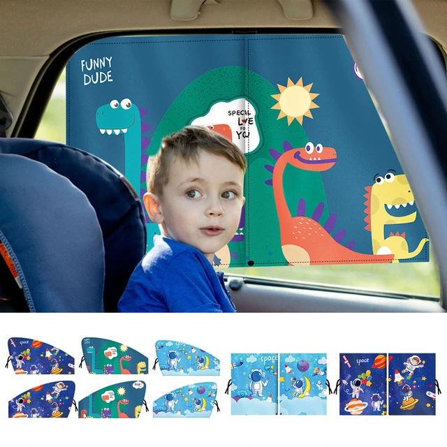 4 Pièces Pare Soleil Voiture, Protection Soleil Voiture Magnétiques pour  Béb Bloquer Les Rayons UV, Pare-Soleil Vitres Arrière Latérales Universelle