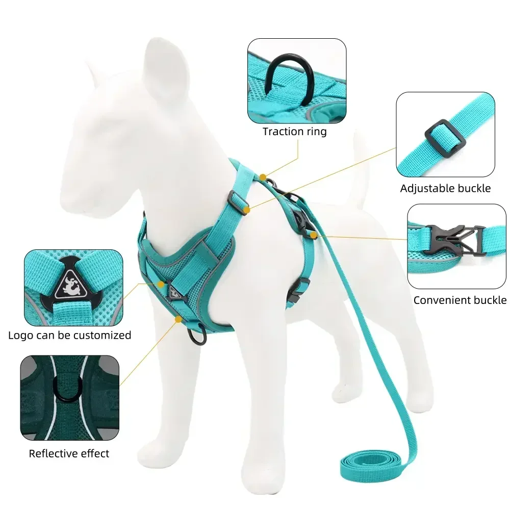 Pet Harness and Leash Set Adjustable For Small Dogs Cats
