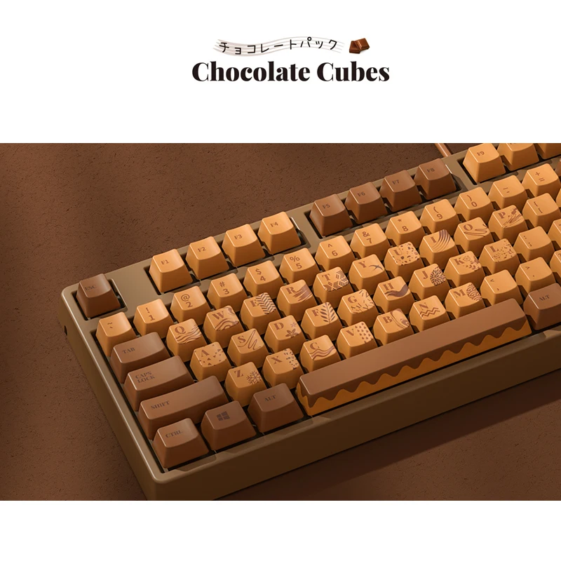キーボード choco Amazon | 108キーメカニカルキーボード 104鍵Ajazzチョコレート
