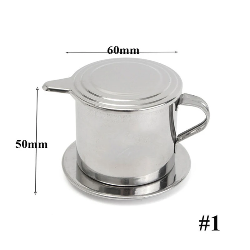 Vietnamese Coffee Dripper Maker Stainless Steel Portable
