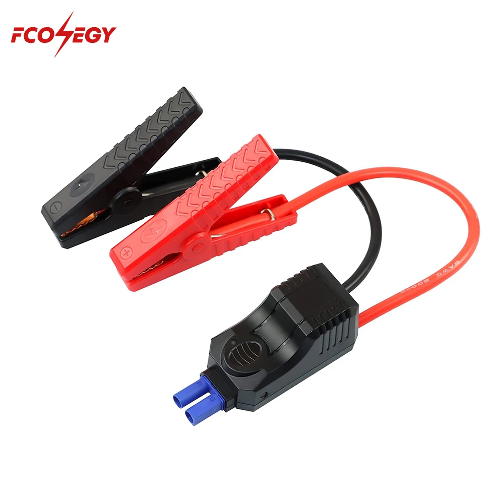Intelligent Car Cigarette Lighter Adapter Clip 12V DC Adapter Cable For Jump Starter