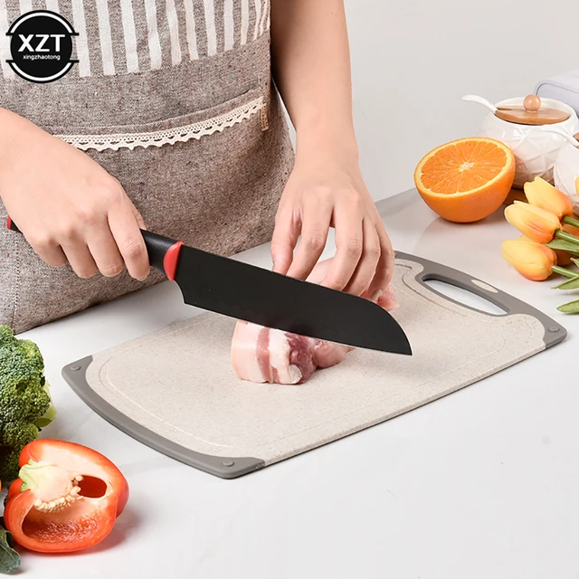 Kitchen Cutting Board Fruit Knife Cutting Board Two-in-one Cutting Board  Multifunctional Portable Kitchen Cutting Board - AliExpress