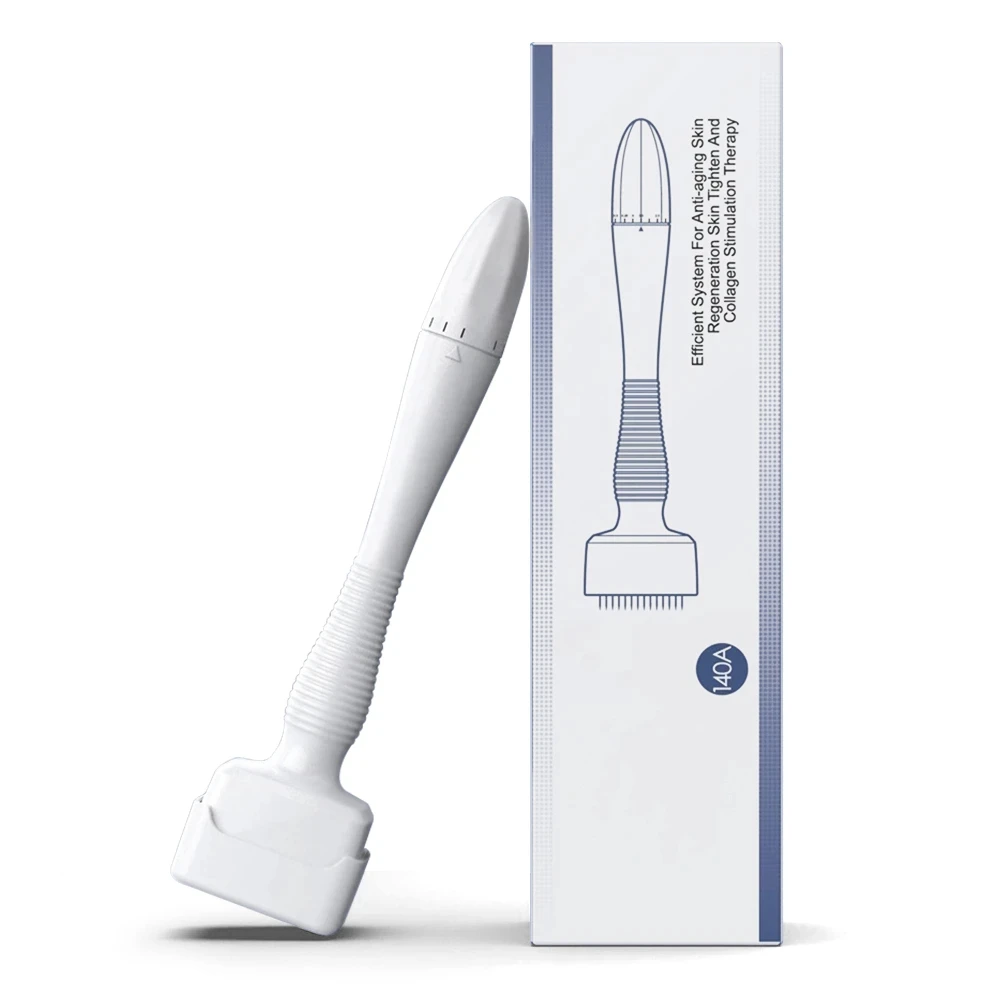 Derma Roller Stamp 140A Adjustable Needle Microneedle Rolling System Therapy