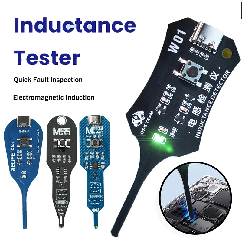 인덕턴스 테스터 전자기 비접촉식 결함 감지 장치(휴대폰 PCB 마더보드 수리..