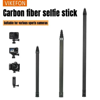 Support de perche à selfie invisible en fibre de carbone, édition arc-en-ciel, Insta360, GO3 Action 4, 300cm, DJI GoPro, caméra 1