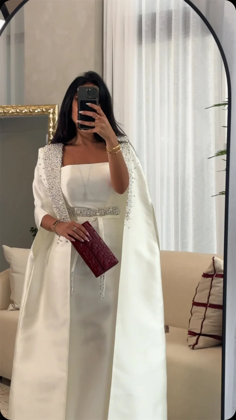 جلابيه بيضاء فخمة