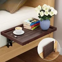 Table de chevet pliante en bois massif, créative, moderne, nordique, petite chambre à coucher, support de rangement, esthétique, Stable, décoration de la maison 1
