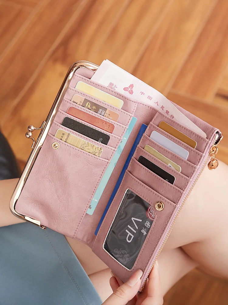 Porta Carte Di Credito Da Donna In Nylon Con Cerniera – Portafoglio Portachiavi Compatto Per Viaggi E Uso Quotidiano