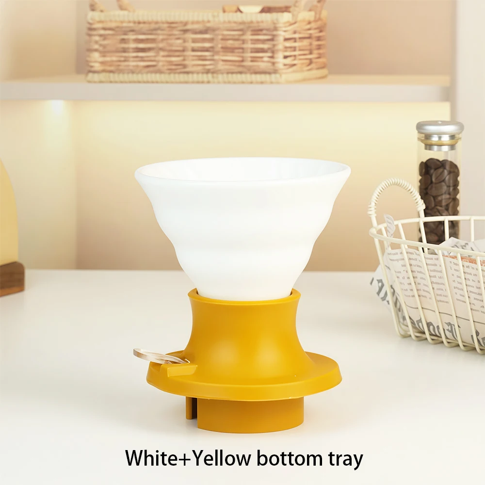 فلتر قهوة سيراميك V60 ذكي، ترشيح يدوي، استخلاص مثا...