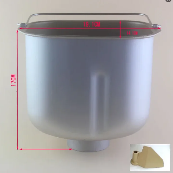 Bread barrel for Donlim, bread machine spare parts, TM018W, 4706W 3