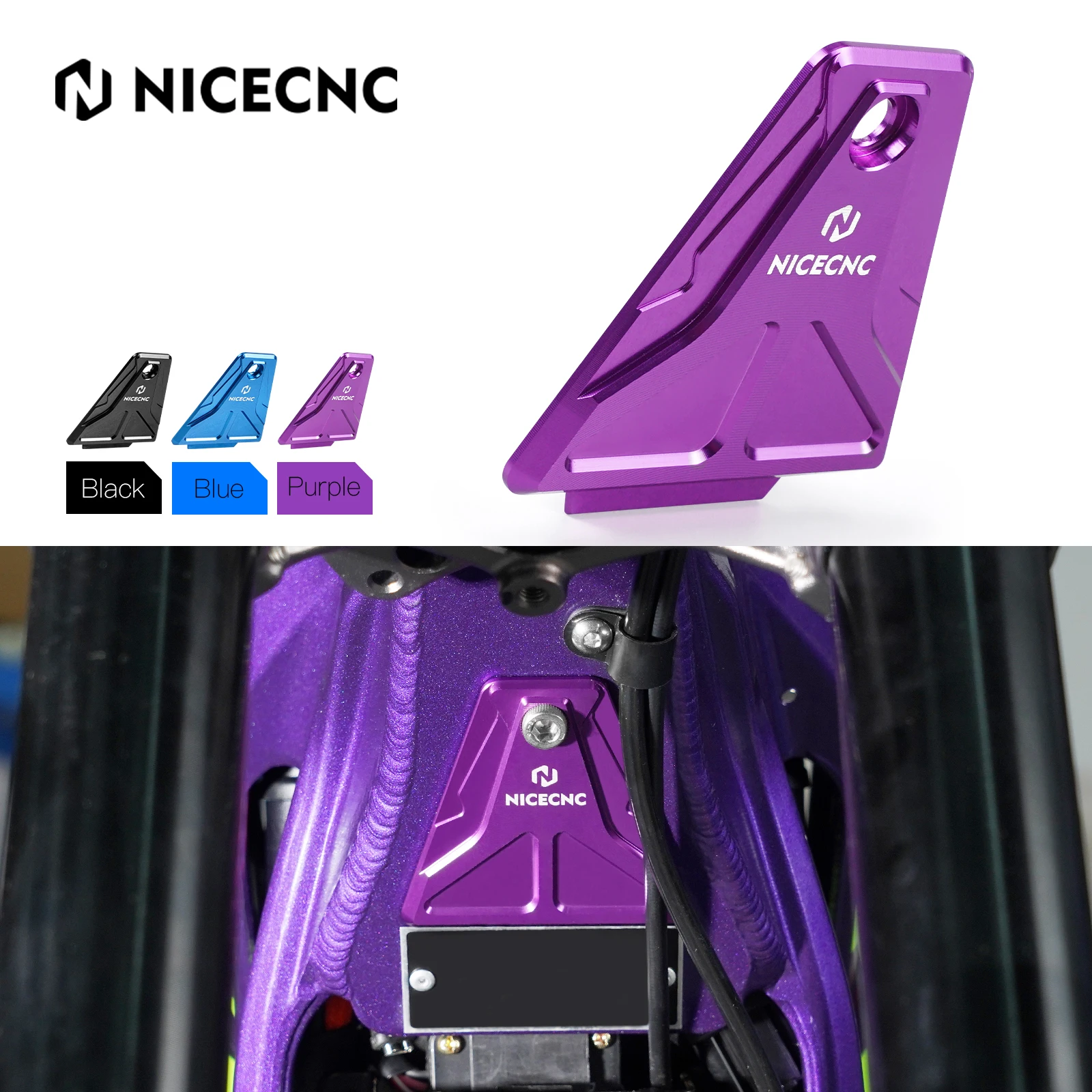 For Sur-Ron Light Bee X S L1E Segway X160 X260 Surron Electric Bike CNC Aluminum Horn Cover Gap Cover Plate Electric Dirt Bike