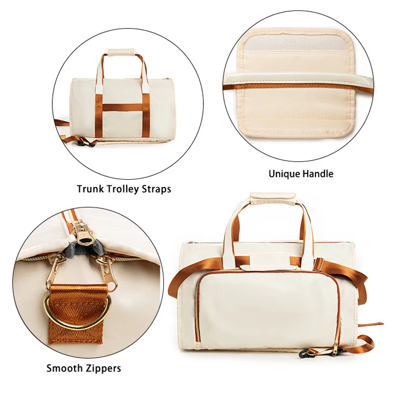 Foldable Travel Duffel Bag with Large Capacity and Expandable Storage - Image 4