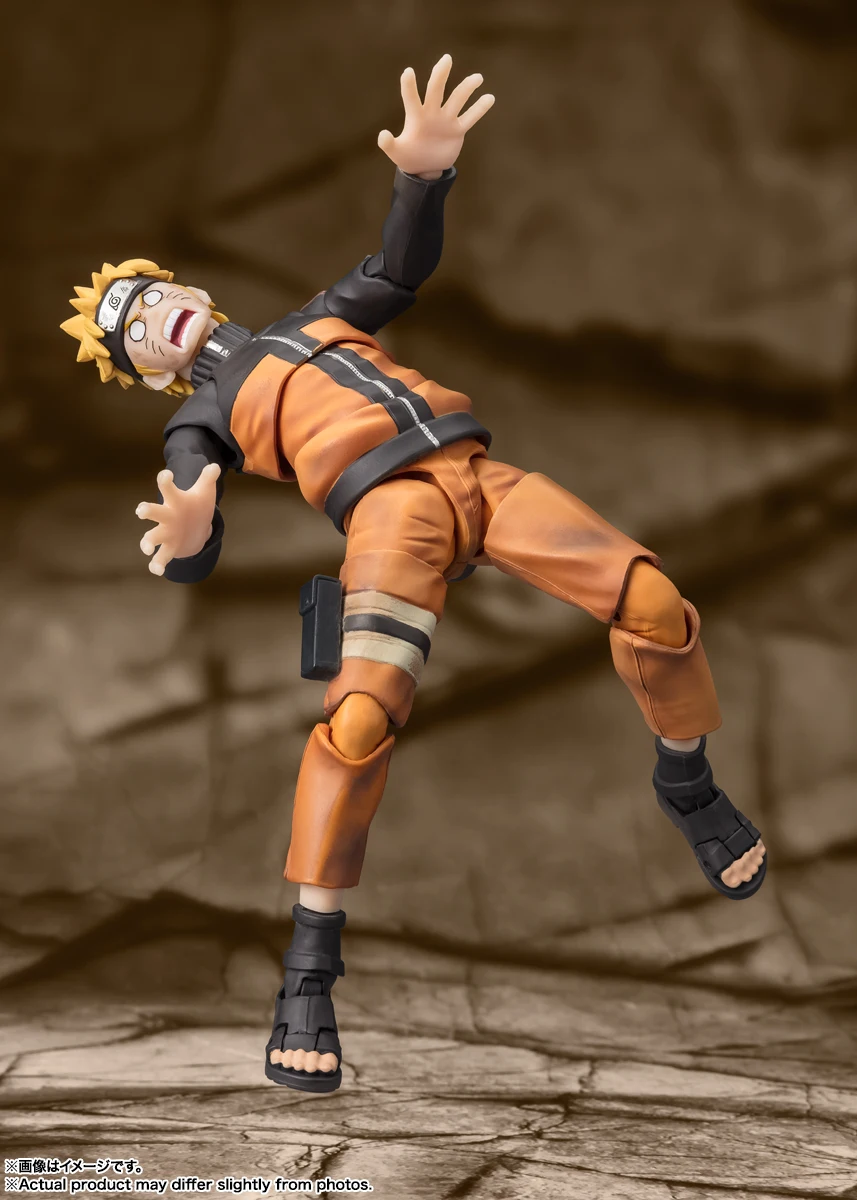 In Stock Bandai S.H.Figuarts NARUTO Naruto Uzumaki Original Genuine Anime Figure Model T S.H.F Toy Action Figure Collection Doll