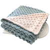 Baby Girls Blanket Solid Color with Double Layer Crystal Velvet Insulation Kids Swaddle Blanket Quilt Pacify the Birthday Gift 3