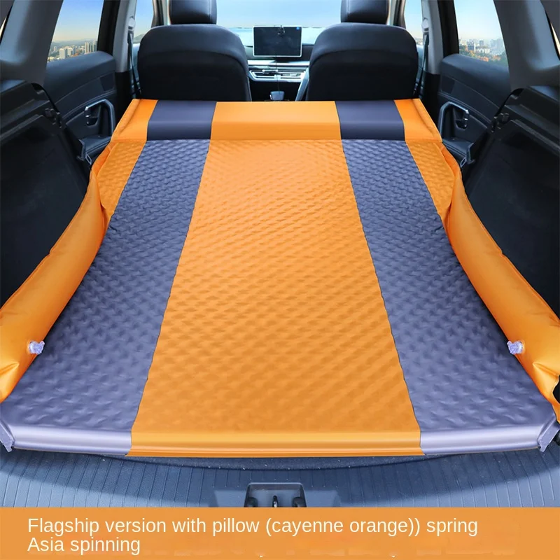 Car Travel Inflatable Bed SUV Rear Seat Trunk Universal Mattress Air Bed Travel Mat Supplies Automobiles Interior Accessories