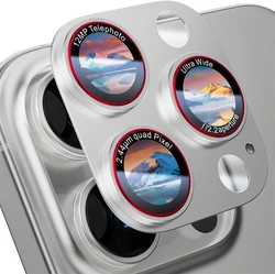 Optik Pro AR Tempered Glass Camera Lens Protector - iPhone 17 Pro (Silver)
