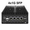 Topton Fanless Mini PC 4*/2*10G SFP+ Intel i7 13620H 8505 Firewall 4xi226-V 2.5G 2*DDR5 NVMe Industrial Computer Server Proxmox 4