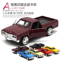 مجسم شاحنة بيك اب شيفروليه كلاسيك عتيقة بطول 13 سم | Vintage Chevrolet Pickup Truck Diecast Metal Model Car 13cm