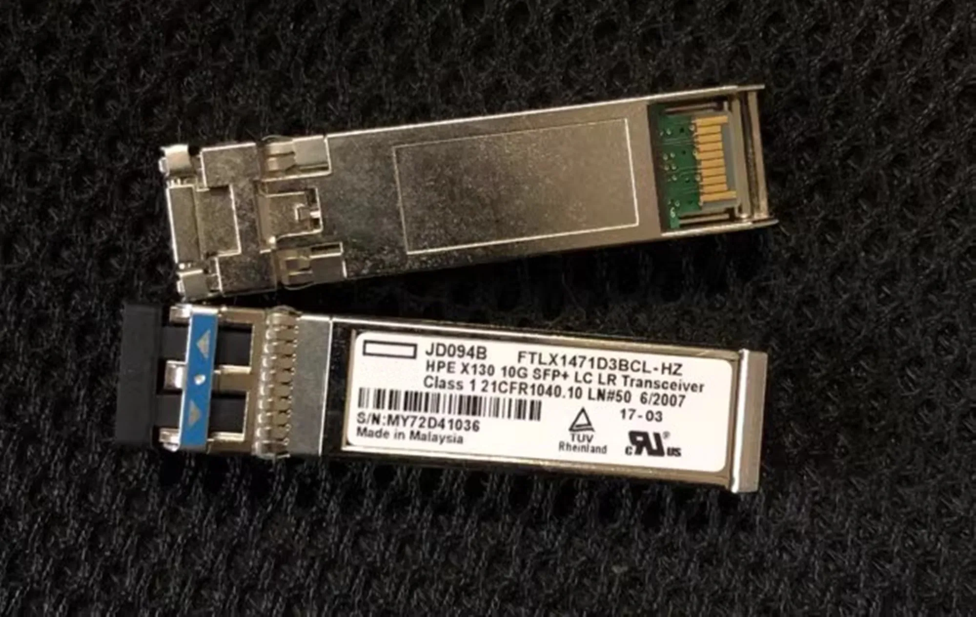 JD094B-FTLX1471D3BCL-HZ-10GB-Optical-Switch-H-P-X130-10G-SFP-LC-LR ...