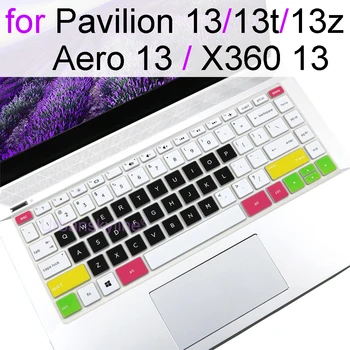 Чехол для клавиатуры HP Pavilion 13 X360 Aero 13 13z 13t 13-bb 13-be 13t-bb 13z-be 13-an 13-b, силиконовый защитный чехол для ноутбука