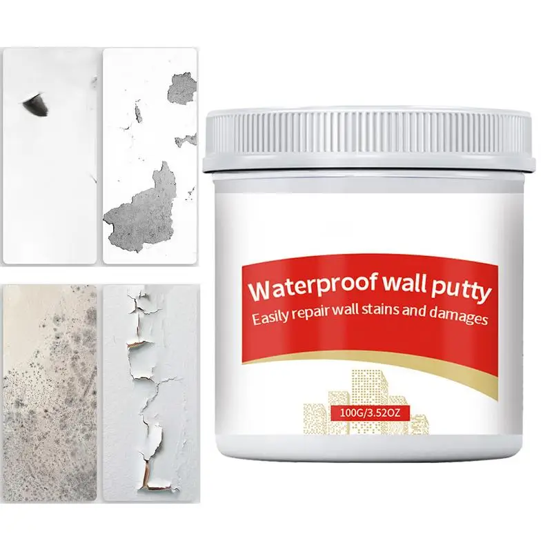 Wall Repair Paste High Density Cream Wall Spackle Filler Multifunctional Waterproof Long Lasting Wall Fix Supplies Household