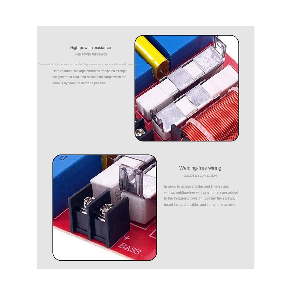 400W Bass Audio Crossover Subwoofer Crossover Hifi Filtro Crossover Ad Alta Fedeltà