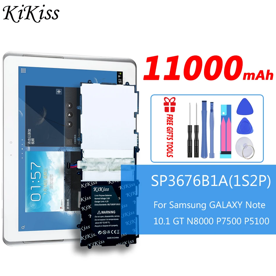SP3676B1A Tablet Battery For Samsung Galaxy Tab Note 10.1 N8000 N8010