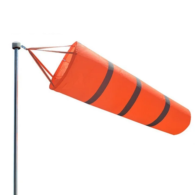 80/100/150/200 Cm Repülőtér Windsock Kültéri Időjárási Szélességű Szélmérési Zokni Táska Fényvisszaverő Övvel - Image 5