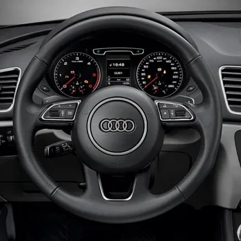 Cornice Emblema Volante Auto per AUDI A3 2014-2016 Q3 2012-2018 A6L 2016-2018 A4L A5 2013-2016 Q5 2013-2018 Q7 A7 2011-2016